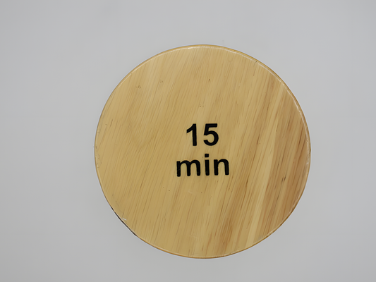 15 Minute Wooden Hourglass
