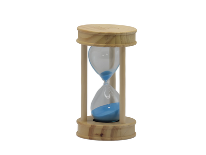 Handcrafted wooden ten minute hourglass timer