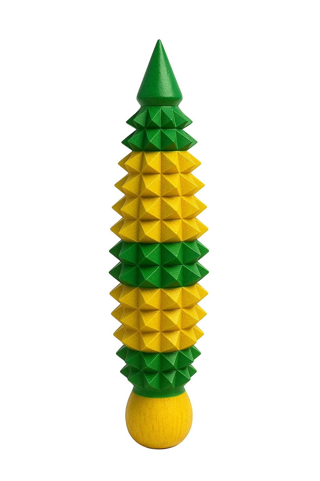 Handcrafted wooden acupressure hand massager