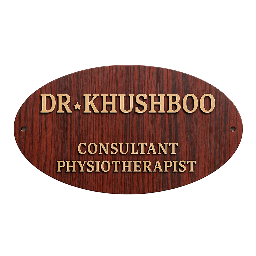 Handcrafted wooden custom Kashmiri name plate