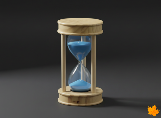 10 Minute Wooden Hourglass
