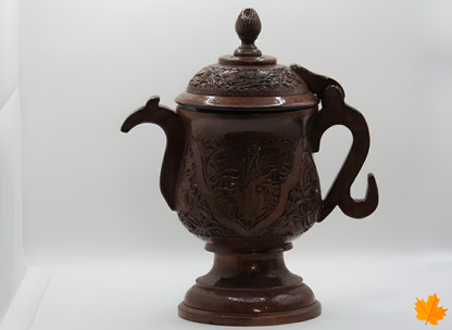 Hinged Lid Decorative Pot