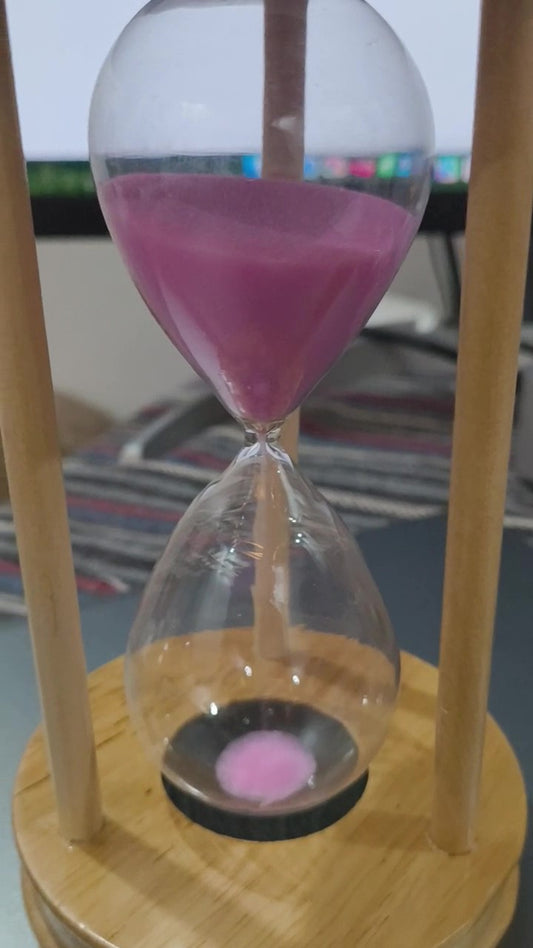 15 Minute Wooden Hourglass