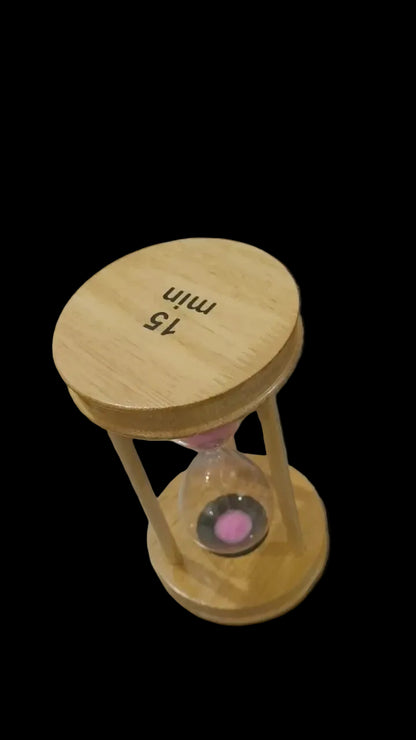 15 Minute Wooden Hourglass