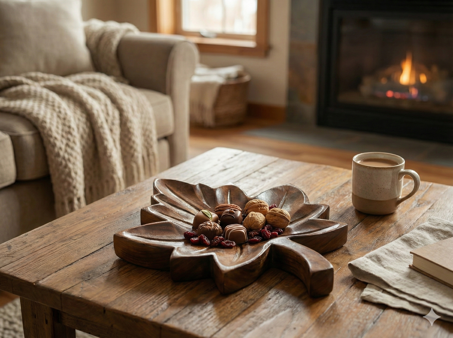 Chinar Leaf Decorative Accent