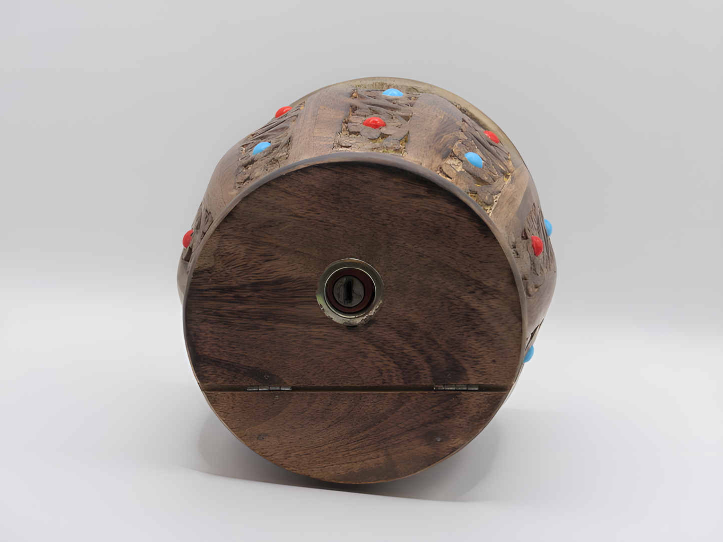 Floral Carved Money Gullak