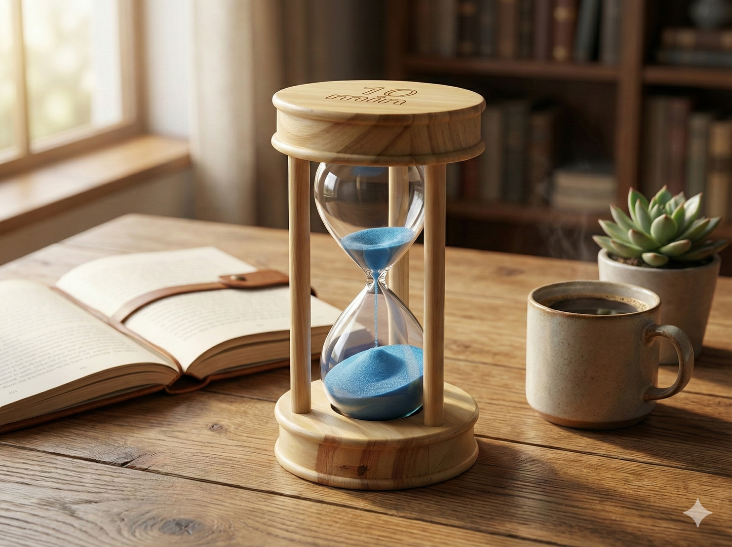 10 Minute Wooden Hourglass