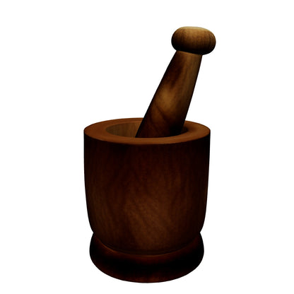 Chinar Motif Mortar Pestle