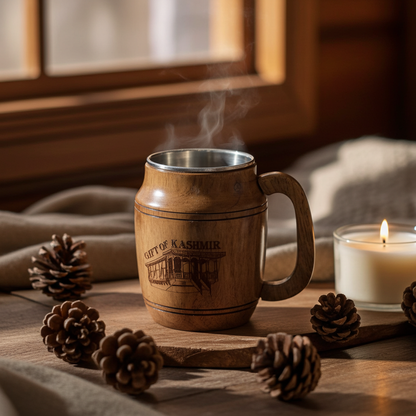 Houseboat Engraved Steel Mug