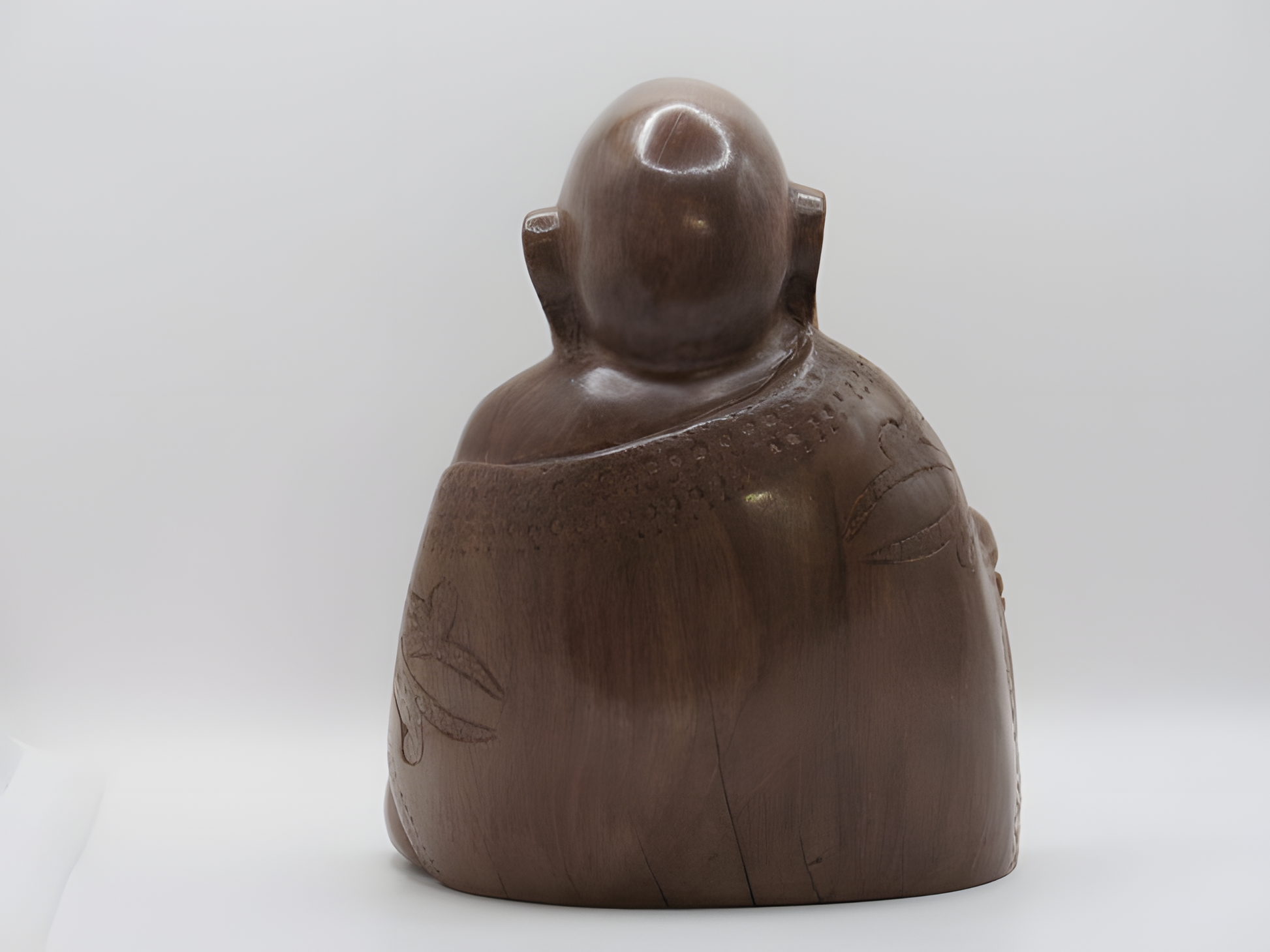 Premium Kashmiri Walnut Wood Brown Buddha statue