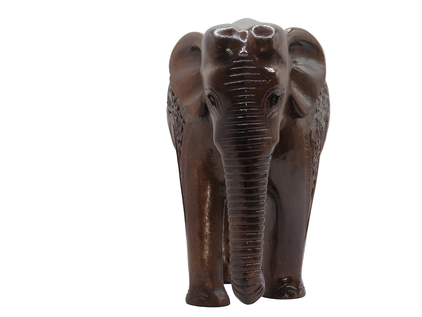 Premium Kashmiri Walnut Wood Brown elephant figurine 