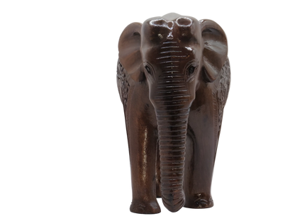 Premium Kashmiri Walnut Wood Brown elephant figurine 